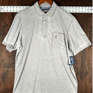 New! Alabama Crimson Tide Johnnie O Hangin Out The Local Polo shirt men’s large